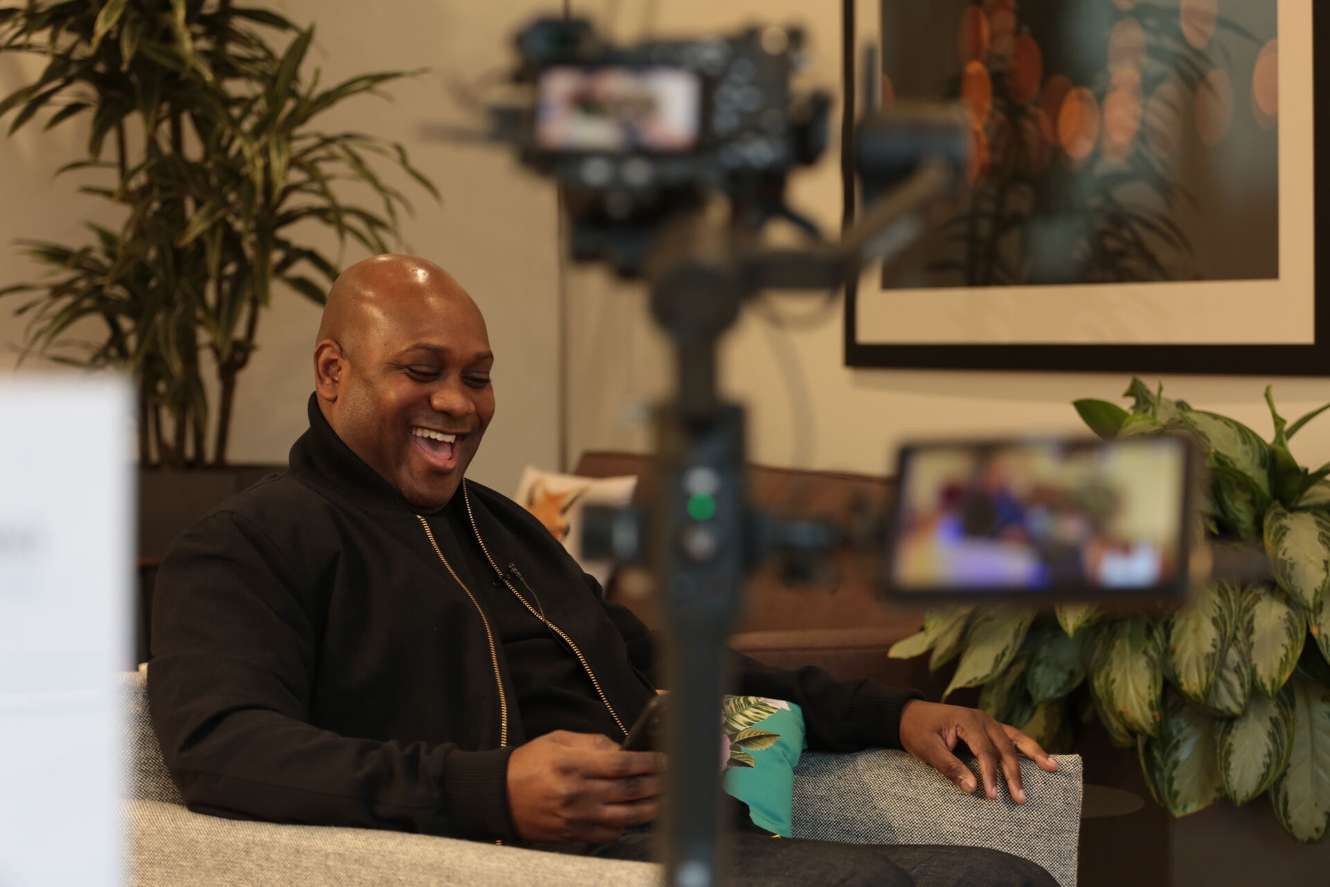 Behind the scenes on a Sparq+ production